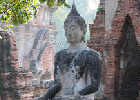 Statue de Bouddha à Ayutthaya
