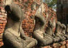 Alignment statue in Ayutthaya